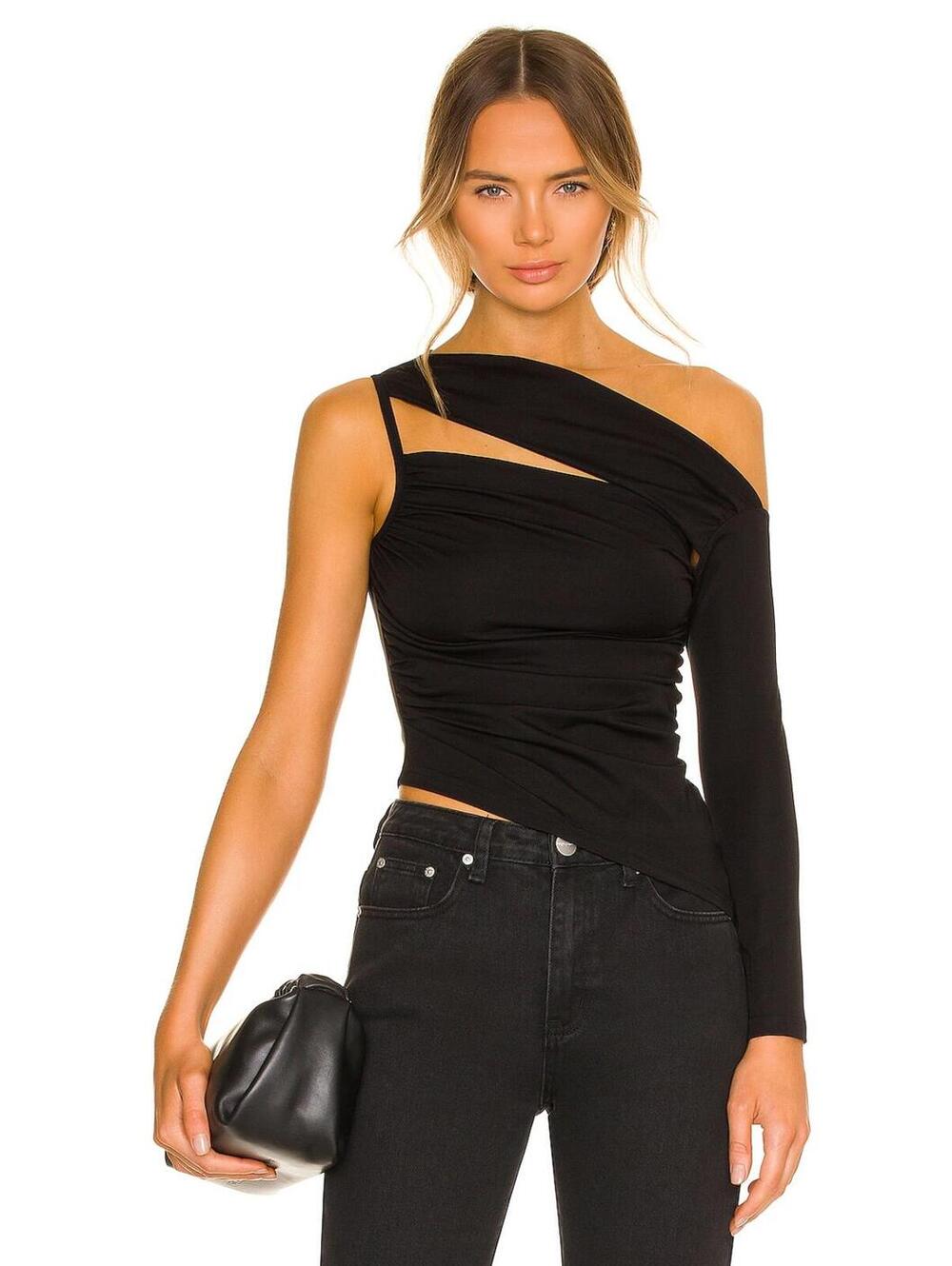 superdown pixie asymmetrical top